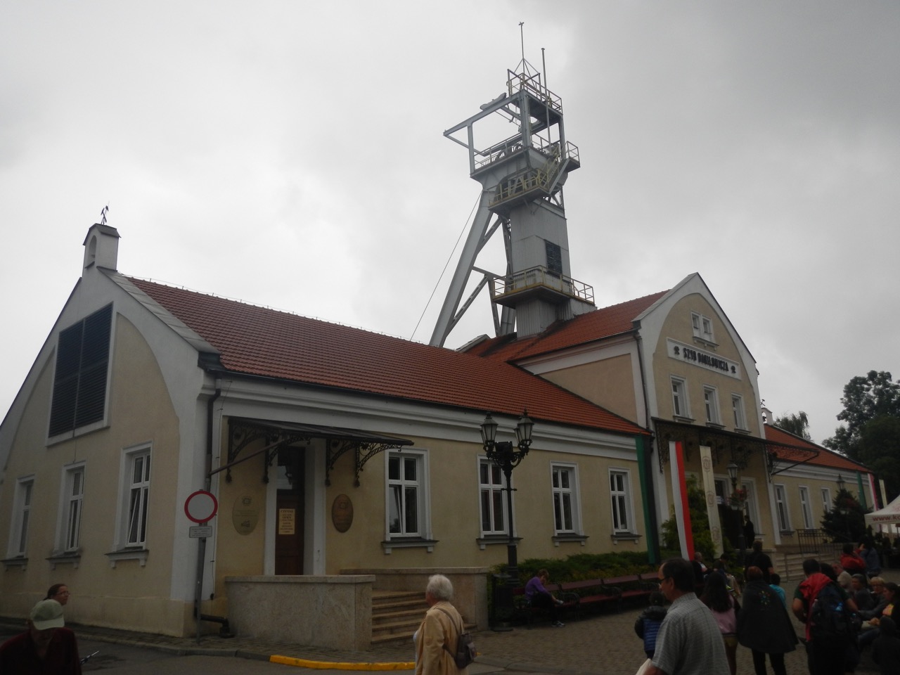 O edifício de acesso à mina de sal de Wieliczka