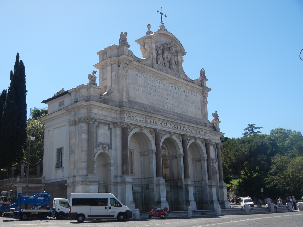 Fontana dell’Acqua Paola no Gianicolo
