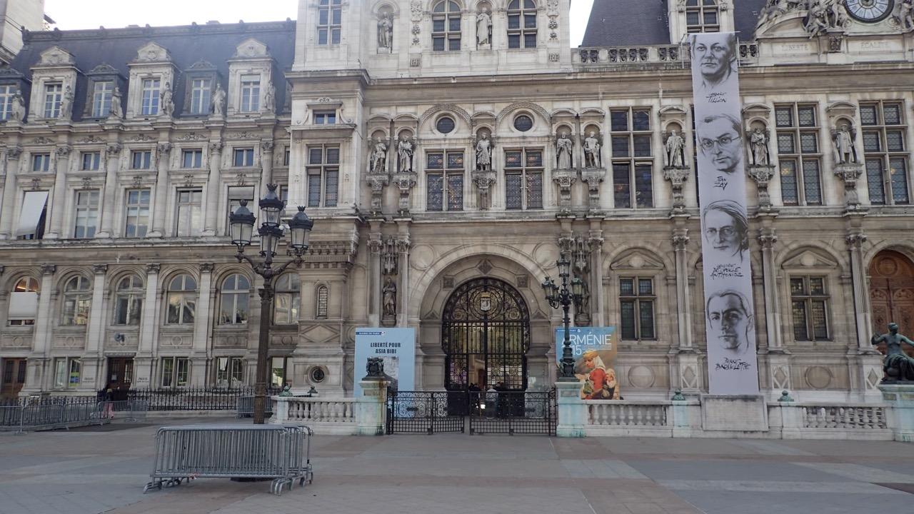 Fachada do Hôtel de Ville de Paris