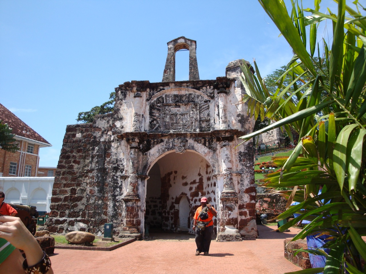 A Porta de Santiago em Malaca